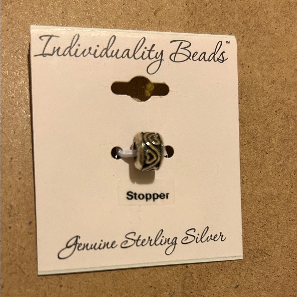 Sterling Silver Stopper Bead